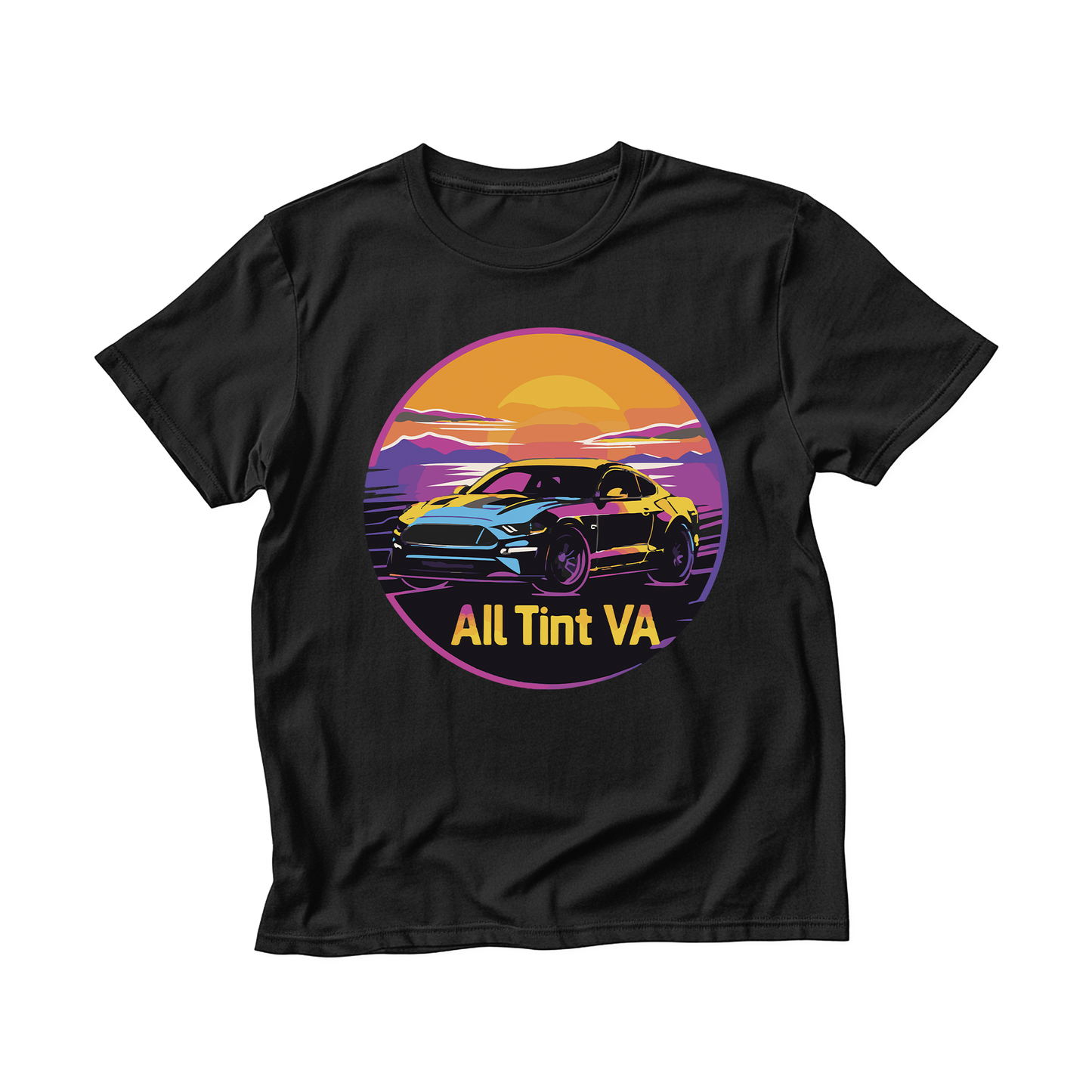 All Tint VA Retro - Tee (Black)