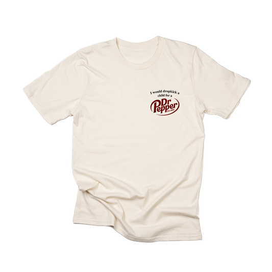 I would dropkick a child for a Dr Pepper - Tee (Ivory)