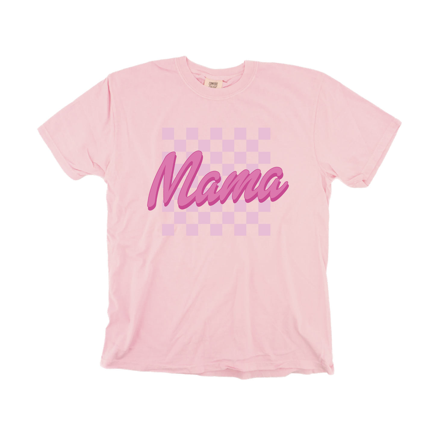 Mama Checkered Pink - Tee (Blossom)
