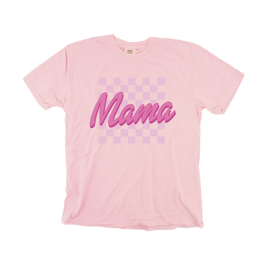 Mama Checkered Pink - Tee (Blossom)