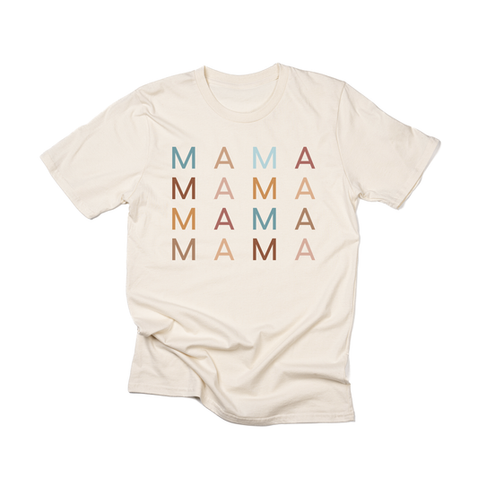 Mama Stacked Multicolor - Tee (Ivory)