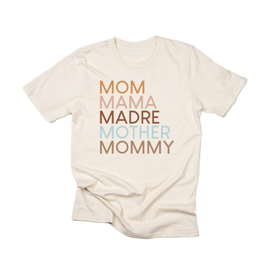 Mom Mama Madre Mother Mommy - Tee (Ivory)