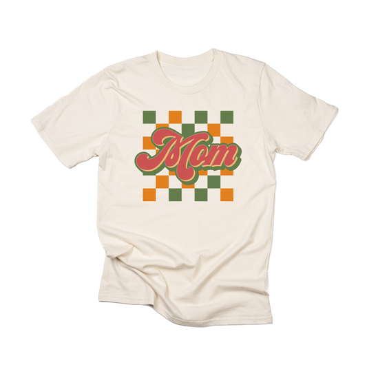 Mom Checkered Retro Watermelon - Tee (Ivory)