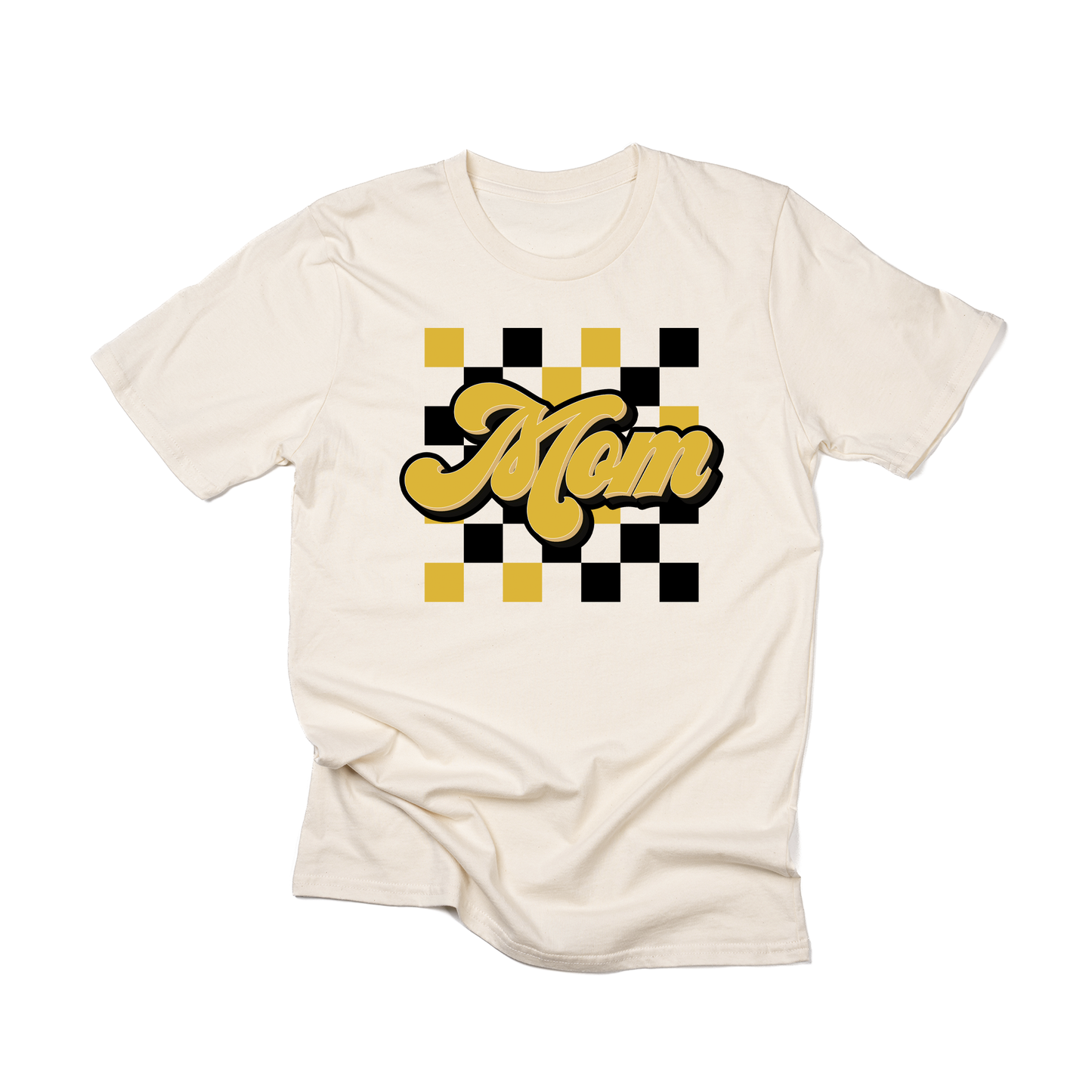 Mom Checkered Retro YB - Tee (Ivory)