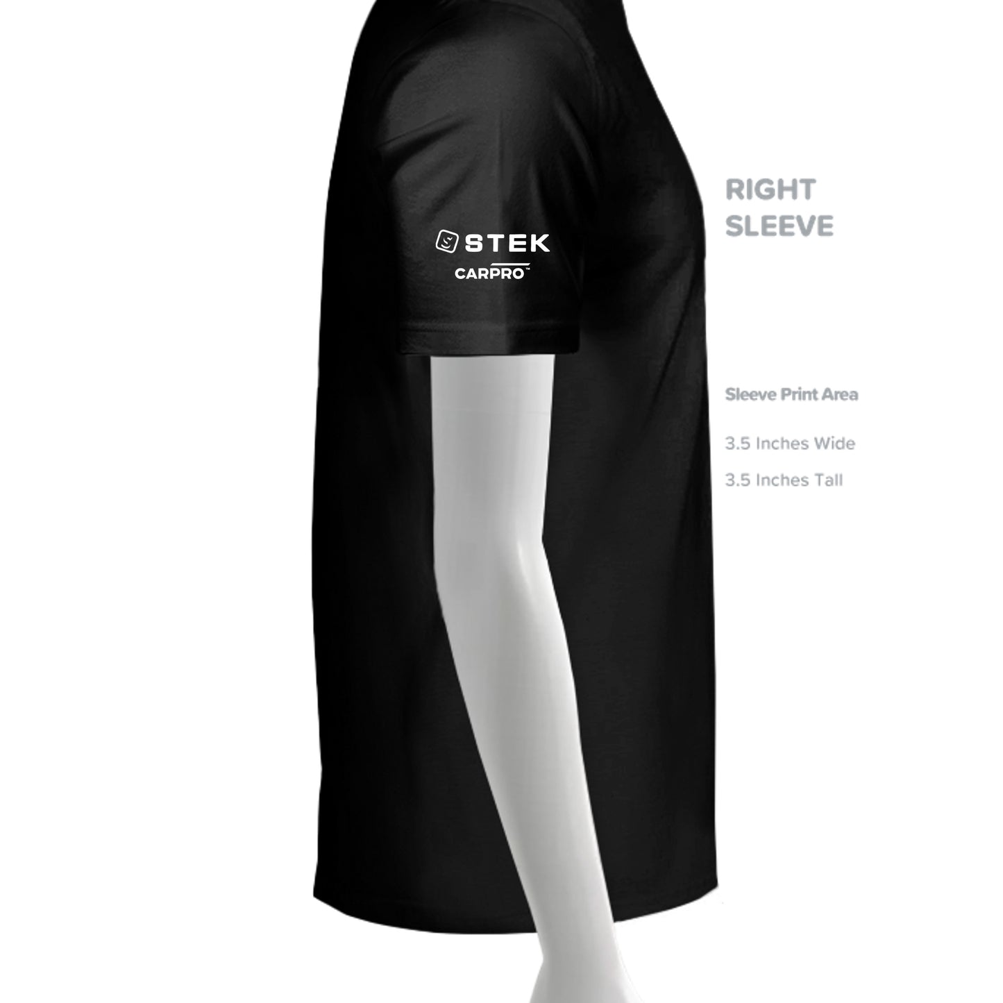 SLD BLK TRIBLEND - 3413C - SLEEVE_RIGHT