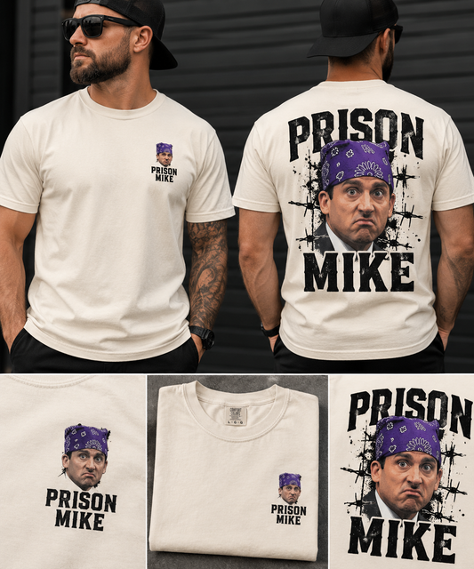 Mike Back Print Pocket Tee – The Office Inspired Graphic Shirt