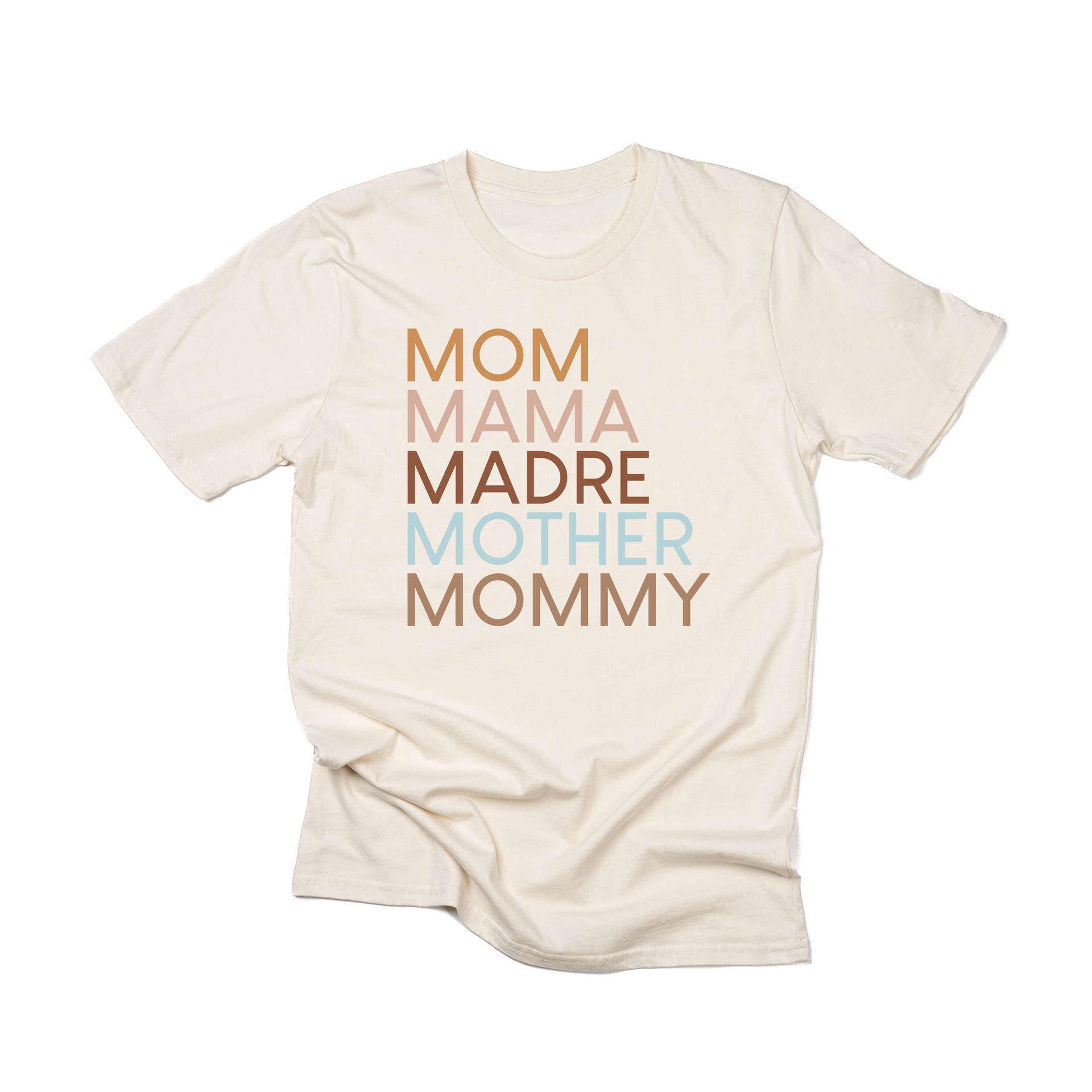R♡mama Mom Mama Madre Mother Mommy - Tee (Ivory) – justabunchostuffshop